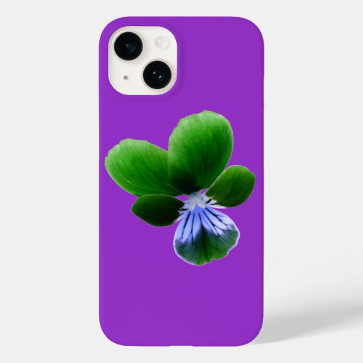 Coques Case-Mate iPhone Green Pansy (Verso)