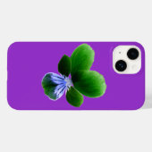 Coques Case-Mate iPhone Green Pansy (Verso (horizontal))