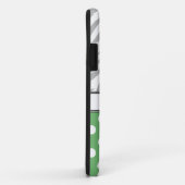 Coques Case-Mate iPhone Green Polka Dot Light Zebra Imprimer iPhone 5 Coqu (Dos/Droite)