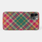 Coques Case-Mate iPhone Green Red Yellow Scottish Tartan Plaid (Dos (Horizontal))