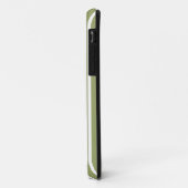 Coques Case-Mate iPhone Green Safari Stripe avec nom (Dos/Gauche)