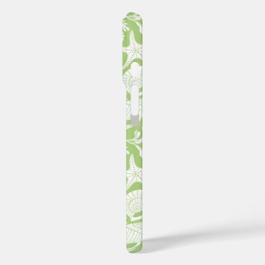 Coques Case-Mate iPhone Green Shells Personalized (Verso / Gauche)