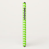 Coques Case-Mate iPhone Green sphere circles white (Dos/Gauche)