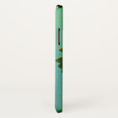 Coques Case-Mate iPhone Green Stegosaurus and Desert Pool (Dos/Droite)