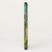 Coques Case-Mate iPhone Green Stegosaurus and Desert Pool (Dos/Gauche)