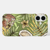 Coques Case-Mate iPhone Green Tropic Coconut jungle Breeze (Verso (horizontal))