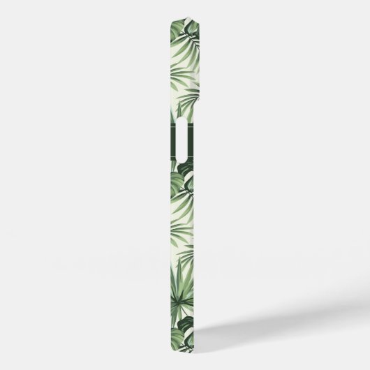 Coques Case-Mate iPhone Green Tropical Palm Feuille Motif (Verso / Droite)