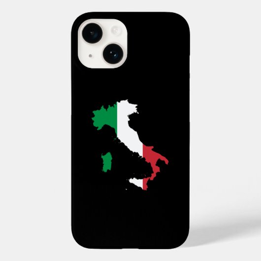 Coques Case-Mate iPhone Green White and Red Italy (Verso)