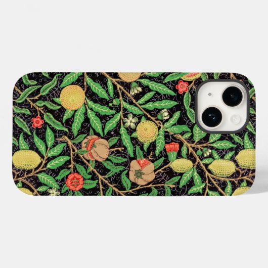 Coques Case-Mate iPhone Grenade et fleurs sur branches (Verso (horizontal))