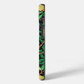 Coques Case-Mate iPhone Grenade et fleurs sur branches (Verso / Gauche)