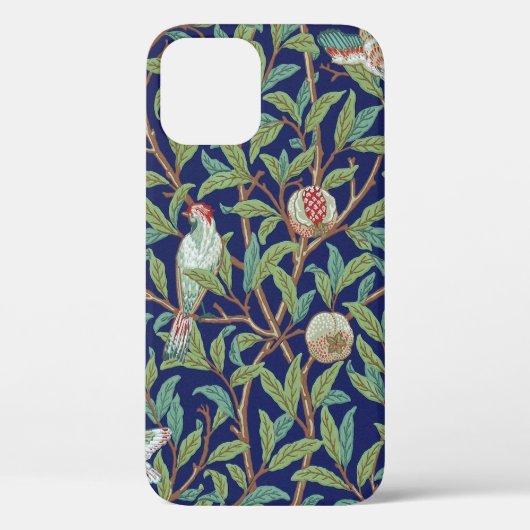 Coques Case-Mate iPhone Grenade et petit oiseau, William Morris (Verso)