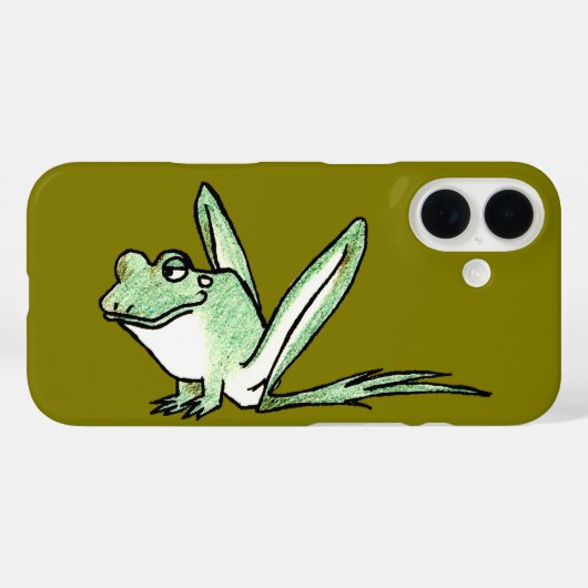 Coques Case-Mate iPhone Grenouille (Verso (horizontal))