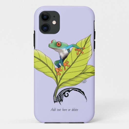 Coques Case-Mate iPhone Grenouille à arbre rouge (Dos)
