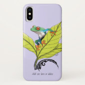 Coques Case-Mate iPhone Grenouille à arbre rouge (Dos)