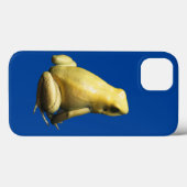 Coques Case-Mate iPhone Grenouille à poison dorée (Verso (horizontal))