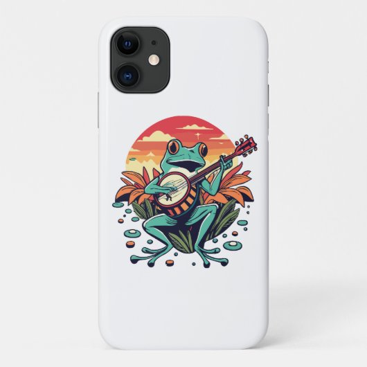 Coques Case-Mate iPhone Grenouille banjo (Dos)