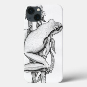 iPhone 13 Case Grenouille Brown sur herbe - Art par Skye Ryan-Eva