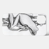 Coques Case-Mate iPhone Grenouille Brown sur herbe - Art par Skye Ryan-Eva (Verso (horizontal))