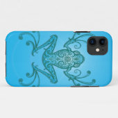 Coques Case-Mate iPhone Grenouille d'arbre bleu-clair complexe (Dos (Horizontal))