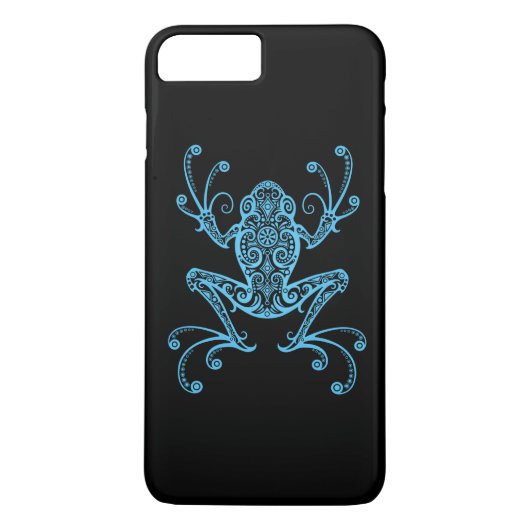 Coques Case-Mate iPhone Grenouille d'arbre bleue complexe (Dos)