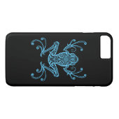 Coques Case-Mate iPhone Grenouille d'arbre bleue complexe (Dos (Horizontal))