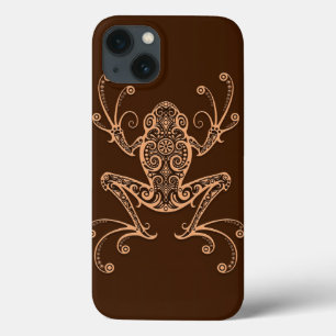 iPhone 13 Case Grenouille d'arbre Brown complexe
