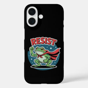 Coques iPhone 16 Grenouille de Résistance de Portland Grenouille de