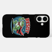 Coques Case-Mate iPhone Grenouille de Résistance de Portland Grenouille de (Verso (horizontal))