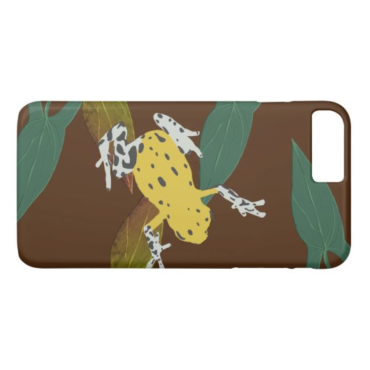 Coques Case-Mate iPhone Grenouille jaune (Dos (Horizontal))