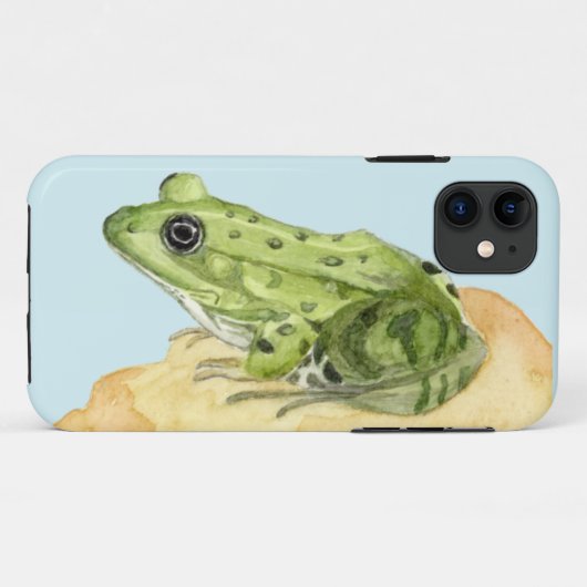 Coques Case-Mate iPhone Grenouille verte (Dos (Horizontal))