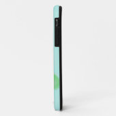 Coques Case-Mate iPhone grenouille verte aux fleurs (Dos/Gauche)