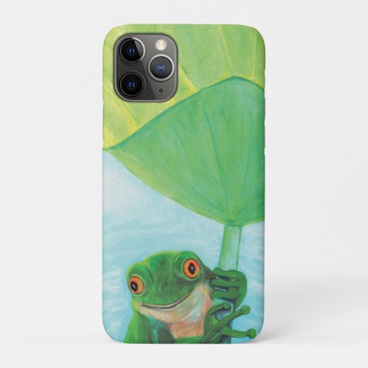 Coques Case-Mate iPhone Grenouille verte sous Pad Lily (Dos)