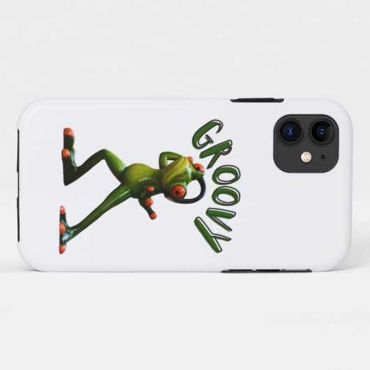 Coques Case-Mate iPhone Grenouille verte super (Dos (Horizontal))