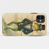 Coques Case-Mate iPhone Grenouille vintage (Dos (Horizontal))