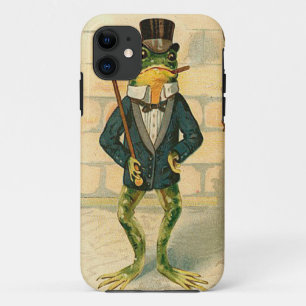 Coque iPhone 11 Grenouille vintage drôle