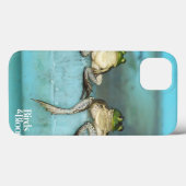 Coques Case-Mate iPhone Grenouilles assis (Verso (horizontal))