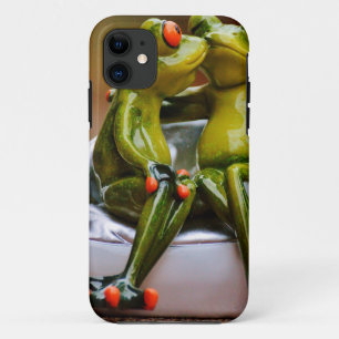 Coque iPhone 11 Grenouilles Heureuses