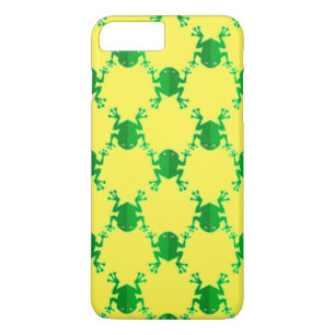 Coque iPhone 8 Plus/7 Plus Grenouilles mignonnes de bande dessinée