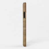 Coques Case-Mate iPhone Grès Monogramme au Ton Naturel (Dos/Droite)