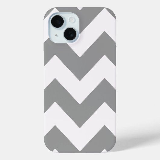 Coques Case-Mate iPhone Grey Bold Chevron (Verso)