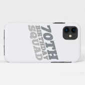 Coques Case-Mate iPhone Grey Distressed 70e anniversaire (Dos (Horizontal))