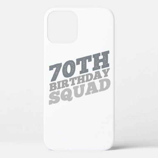 Coques Case-Mate iPhone Grey Distressed 70e anniversaire (Verso)