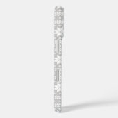 Coques Case-Mate iPhone Grey Fair Isle Sweat de Noël Motif (Verso / Droite)