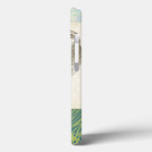 Coques Case-Mate iPhone Grey Owl sur Arrière - plan Motif (Verso / Gauche)