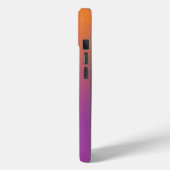 Coques Case-Mate iPhone Greyhound Whippet chien bleu orange violet ombre (Verso / Gauche)