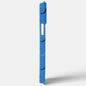 Coques Case-Mate iPhone Gribouillis de Bleu (Verso / Droite)
