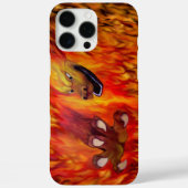 Coques Case-Mate iPhone Griffe de dragon rouge (Verso)