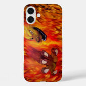 Coques Case-Mate iPhone Griffe de dragon rouge (Verso)