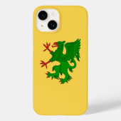 Coques Case-Mate iPhone Griffin Rampant Vert (Verso)