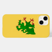 Coques Case-Mate iPhone Griffin Rampant Vert (Verso (horizontal))